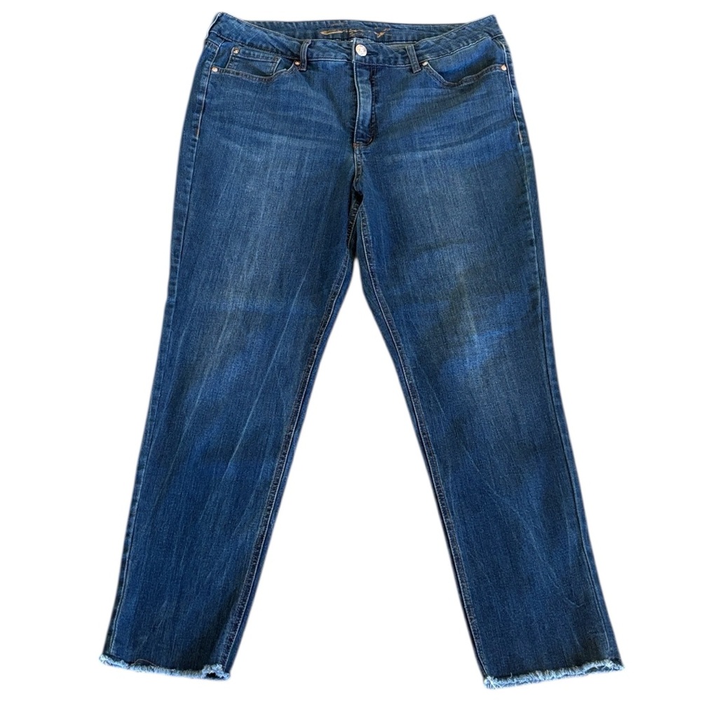 Seven7 Weekend Slim Fit Stretch Blue Jeans Size 16